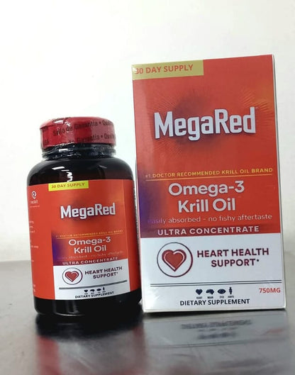 Mega Red/ Omega 3 krill Oil- recupera tu energía y confianza