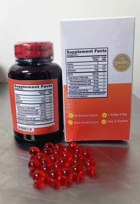 Mega Red/ Omega 3 krill Oil- recupera tu energía y confianza