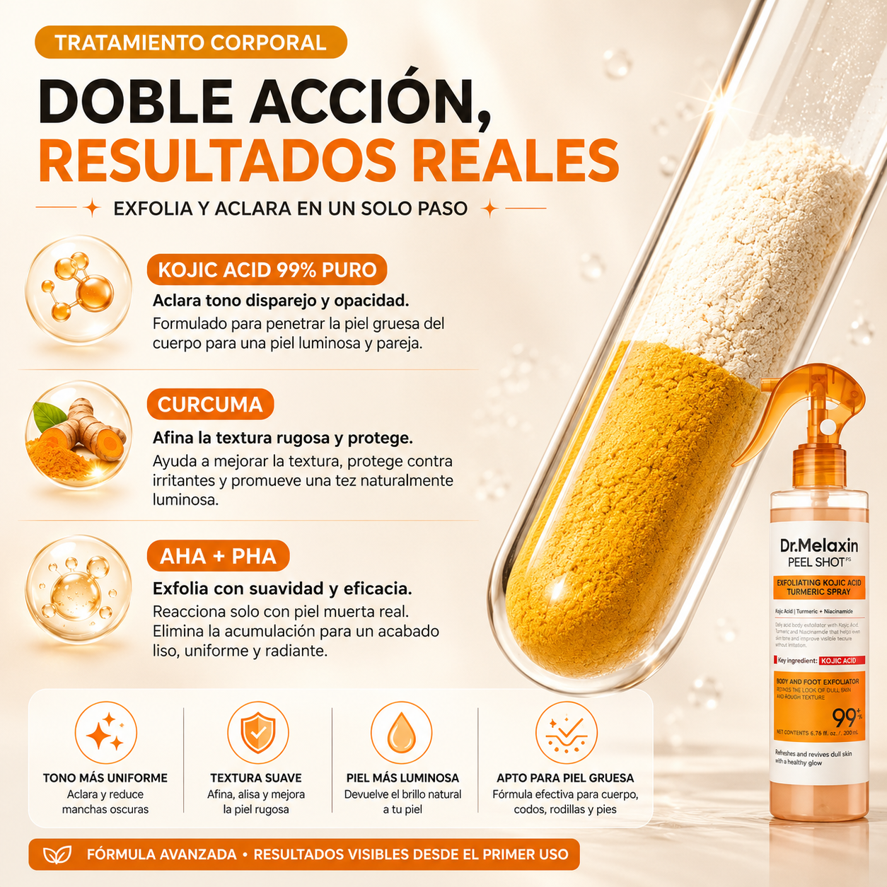 Dr. Melaxin™ Exfoliante Corporal Aclarante Coreano