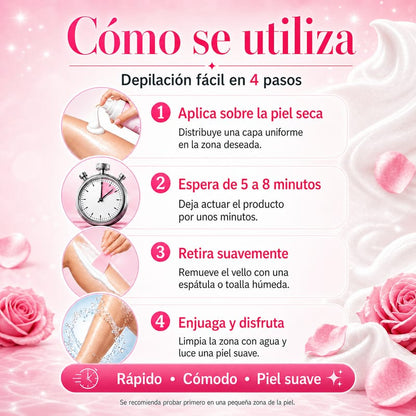 ✨ Espuma Depilatoria SADOER para Mujer | Piel Suave y Lisa 💖