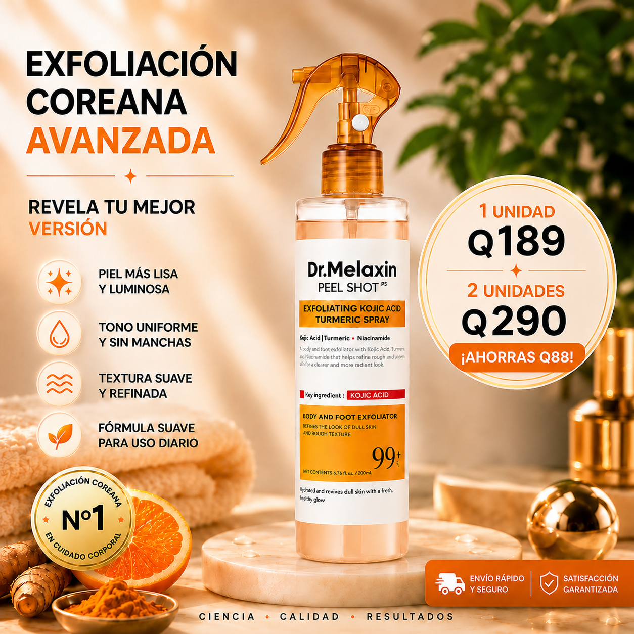 Dr. Melaxin™ Exfoliante Corporal Aclarante Coreano