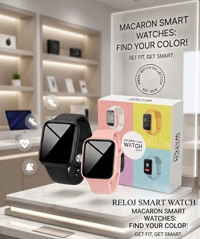 ⌚ Reloj Inteligente Smart Watch | Pantalla a Color y Multifuncional
