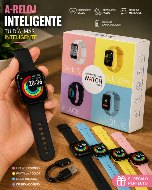 ⌚ Reloj Inteligente Smart Watch | Pantalla a Color y Multifuncional