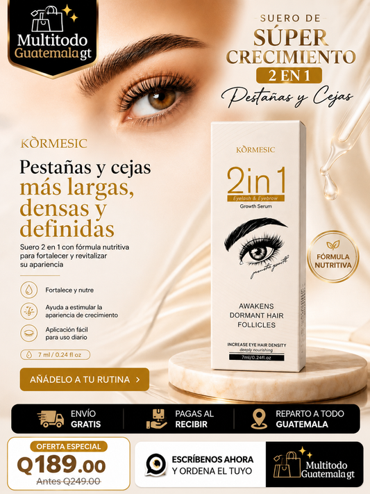 Serum Fortalecedor para Pestañas y Cejas 2 en 1