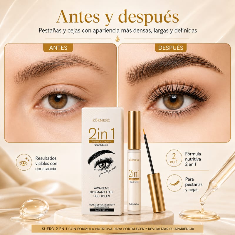 Serum Fortalecedor para Pestañas y Cejas 2 en 1