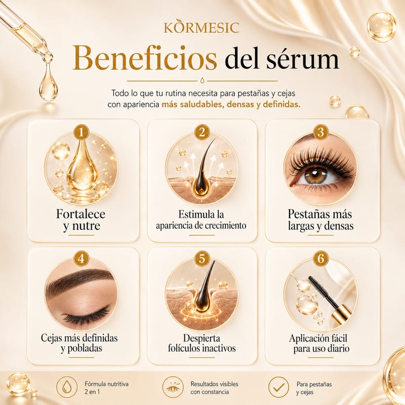 Serum Fortalecedor para Pestañas y Cejas 2 en 1